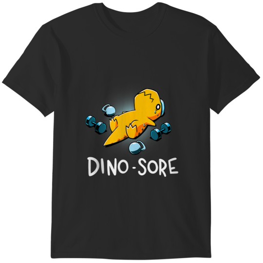 Discover dino sore funny dinosaur workout gym lifting fitness T-Shirts