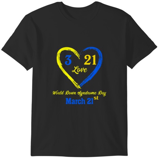 Discover World Down Day T-Shirt Awareness March 21 T-Shirts