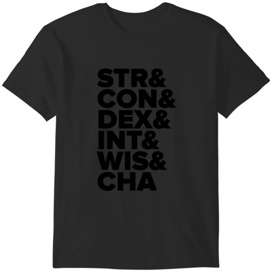 Discover DD Characteristics Abbreviated T-Shirts