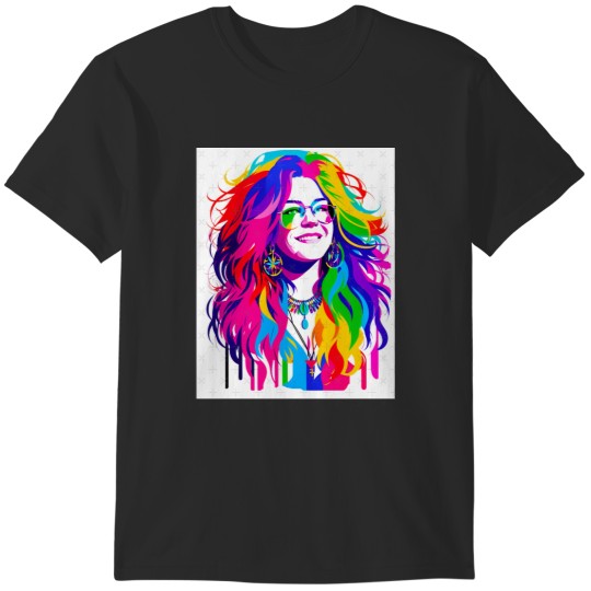 Discover Janis Joplinn Pop Art (2) T-Shirts
