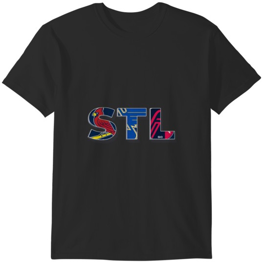 Discover St. Louis Sports Teams STL Design T-Shirts
