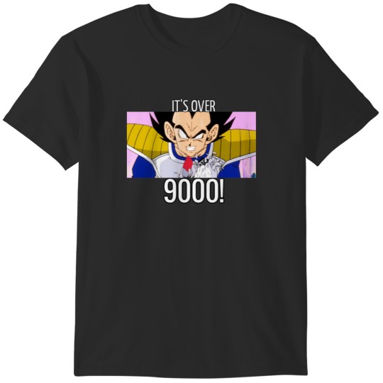 Discover Vegeta - It's Over 9000 T-Shirts
