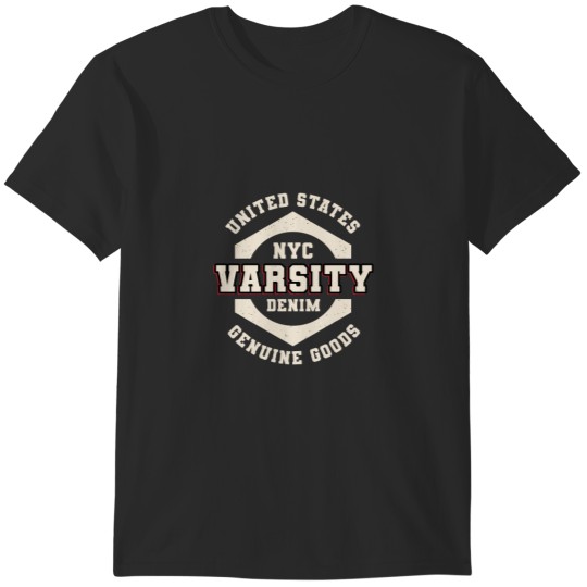 Discover NYC Varsity Denim: Genuine American Classics T-Shirts