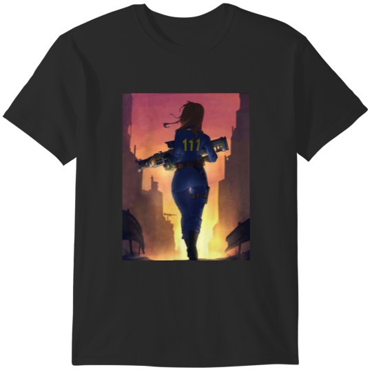 Discover Falllout 4 Vault Girl Gaming T-Shirts