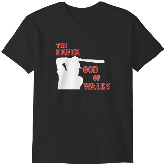 Discover Kevin Youkilis - The Greek God of Walks T-Shirts