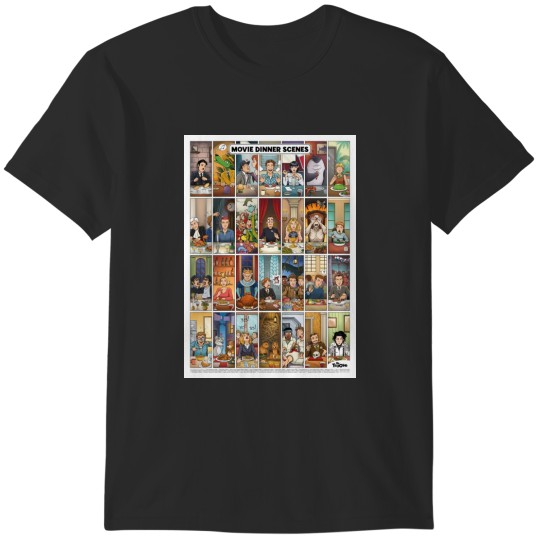 Discover Movie Dinner Scenes T-Shirts