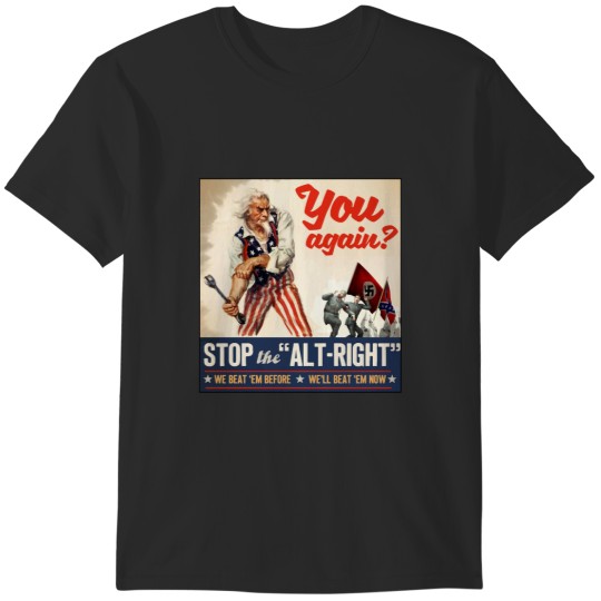 Discover Antifa - Stop the Alt Right - Anti Trump Classic T-Shirt T-Shirts