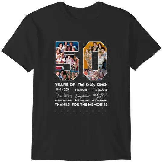 Discover Brady Bunch 50th Anniversary T-Shirts