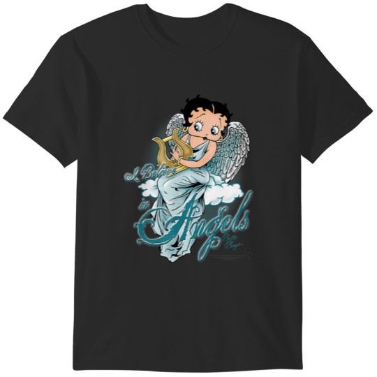 Discover Betty Boop I Believe in Angels T-Shirts