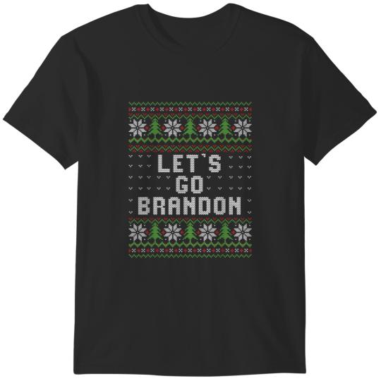 Discover Let 39 S Go Brandon Ugly Christmas Sweater T-Shirts