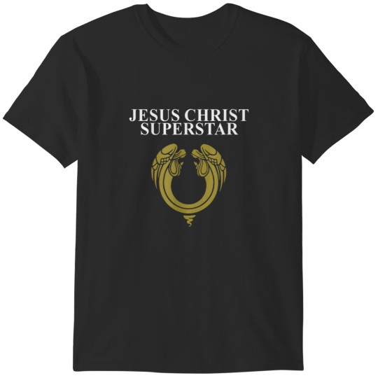 Discover  Jesus Christ Superstar 1970 Classic Logo Black 4949 T-Shirts