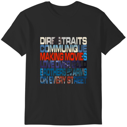 Discover Dire Straits Albums chandler T-Shirts