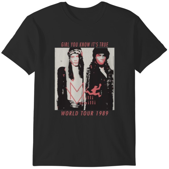 Discover Milli Vanilli World Tour 1989 T-Shirts