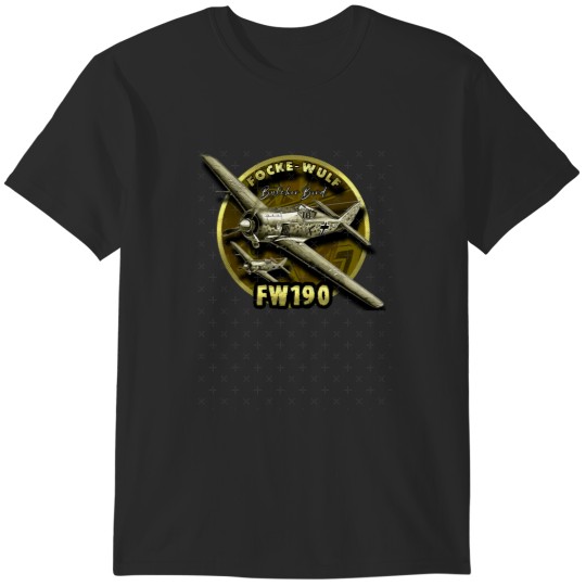 Discover FockeWulf Flugzeugbau Fw 190 WW2 German Fighter Aircraft T-Shirts