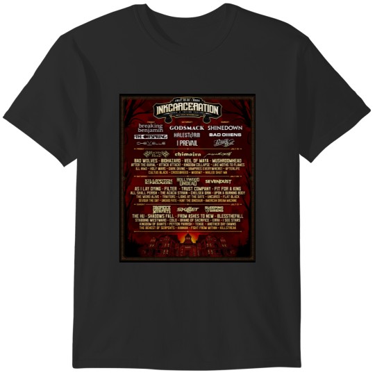 Discover INKCARCERATION FESTIVAL 2024 T-Shirts
