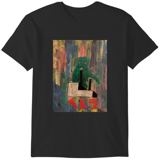 Discover Godzillaa vs Hedorah painting Premium (1) T-Shirts