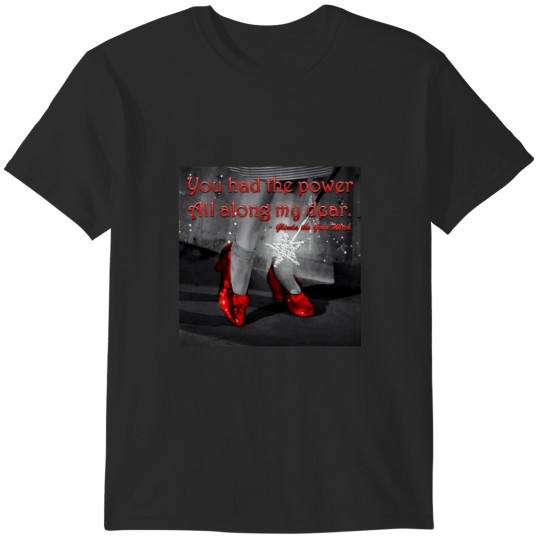 Discover ruby slipper red shoes glinda oz dorothy oz power print mask poster gift T-Shirts