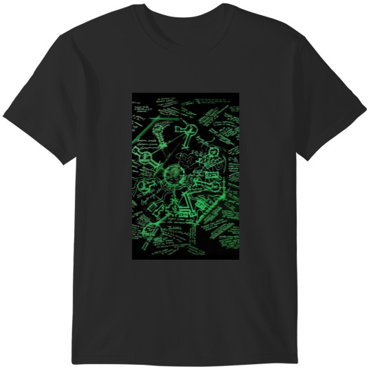 Discover Dharma Stations Blast Door Map  Lost TV show T-Shirts