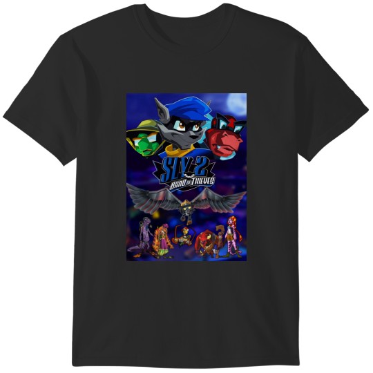Discover Sly 2 Band of Thieves Klaww Gang T-Shirts