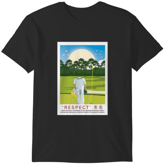 Discover Augusta National US Masters Hideki Matsuyama Caddie Shota Hayafuji Amen Corner Travel   T-Shi T-Shirts