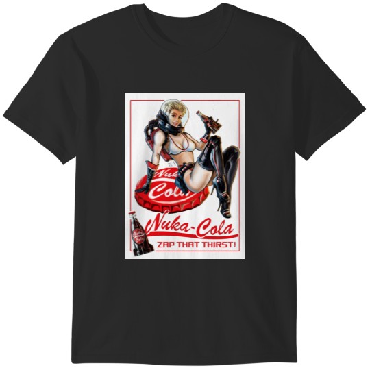 Discover Falllout Nuka Cola Girl Advert T-Shirts