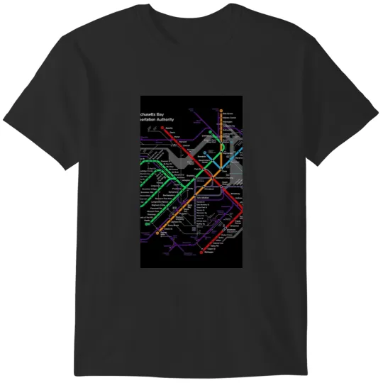 Discover MBTA Boston Subway T-Shirts