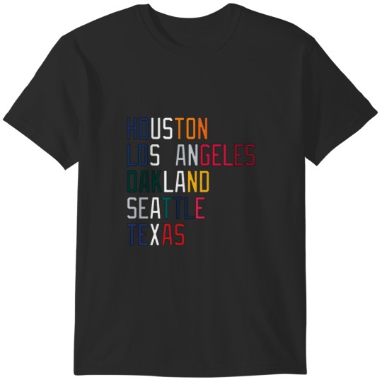 Discover AL  Team Colors and Locations (1) T-Shirts