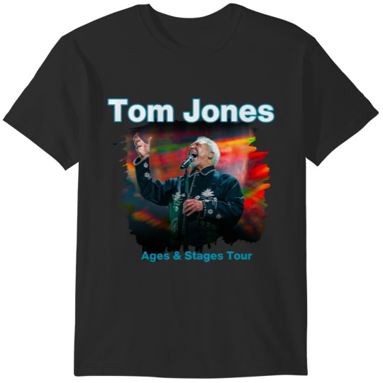 Discover TOM JONES AGES AND STAGES ON TOUR 2024 T-Shirts