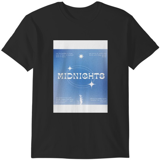 Discover MIDNIGHTS MINIMALIST POSTER TS10 T-Shirts