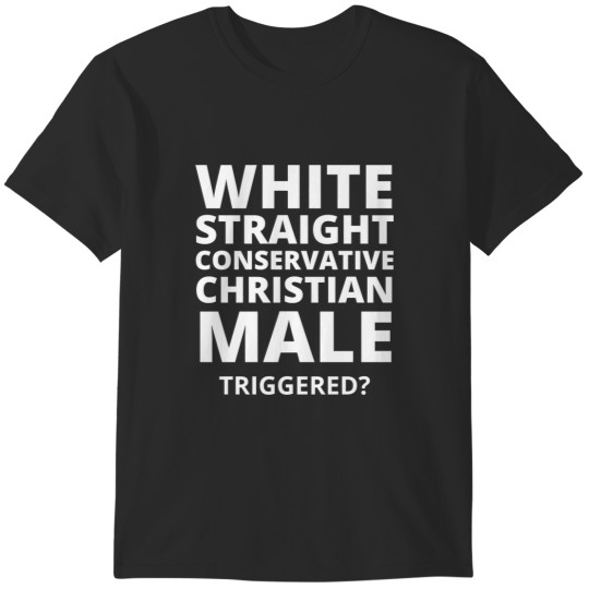 Discover Mens White Straight Conservative Christian Male Offensive Funny (1) Abolish Malarkey Abolish Malarkey T-Shirts