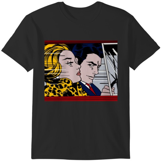 Discover Roy Lichtenstein In the Car T-Shirts