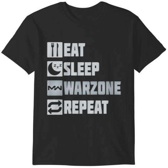 Discover Eat Sleep Warzone Repeat T-Shirts