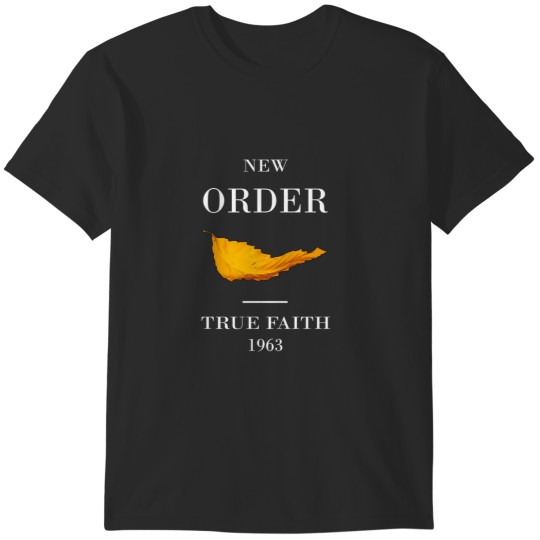 Discover Néw Órdér True Faith Fitted Jersey T-Shirts