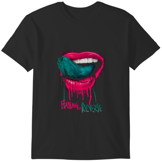 Discover pink lipstick falling in reverse the rest gift f T-Shirts