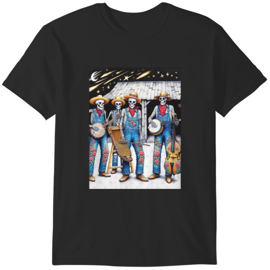 Discover Dead Skeletons Grateful Washboard Dark Star Starlight Jam T-Shirts