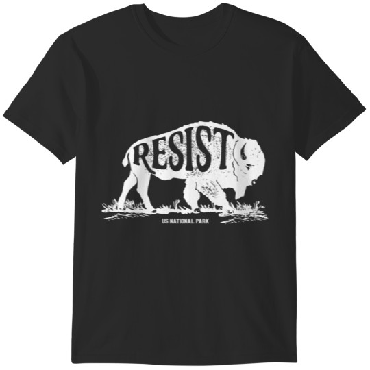 Discover ALT US National Park Service Resist T  Bison Vintage Distressed T-Shirts