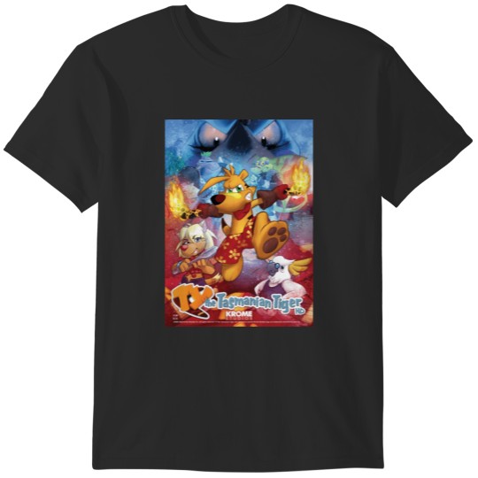 Discover TY the Tasmanian Tiger HD T-Shirts