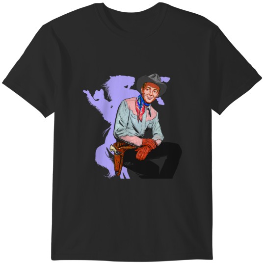Discover Roy Rogers - An illustration by Paul Cemmick Cl1 T-Shirts