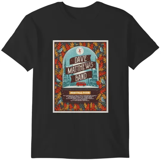 Discover Concert Schedule DMB 2018 Fall Tour T-Shirts
