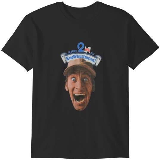 Discover Buy 80's Ernest P. Worrell KnoWhutIMean Vintage Hey Vern, It's Ernest! Saturday Morning Cartoon Era Pop Culture Comedy TV Show Promo T-Shirt T-Shirts