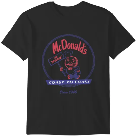 Discover McDonald vintage speedee coast to coast T-Shirts