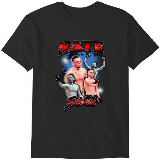Discover Nate Diaz Blues T-Shirts