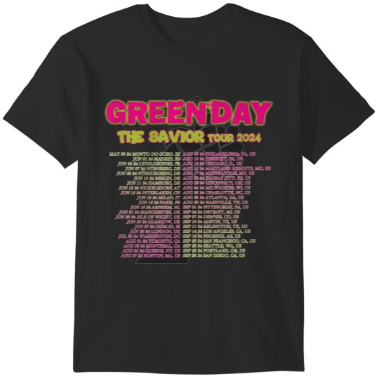 Discover GREENDAY THE SAVIORS TOUR 2024 T-Shirts