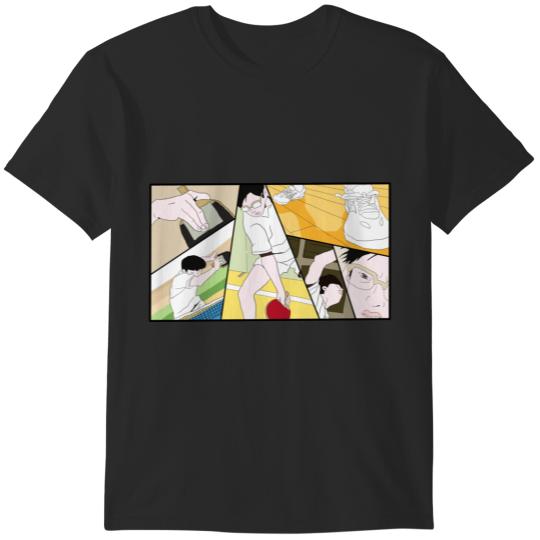 Discover Ping Pong The Animation Print T-Shirts