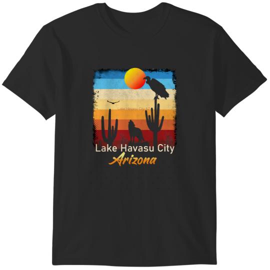 Discover Lake Havasu City Arizonna AZ Sunset Coyote Vulture Cactus Desert Arizonan T-Shirts