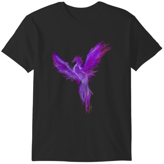 Discover Purple Pheonix Sticker.png T-Shirts