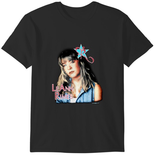 Discover Buy 1996 LeAnn Rimes Vintage One Way Ticket (Because I Can) Era Blue Album Promo Classic 90's Pop Country Music Concert Tour T-Shirt T-Shirts