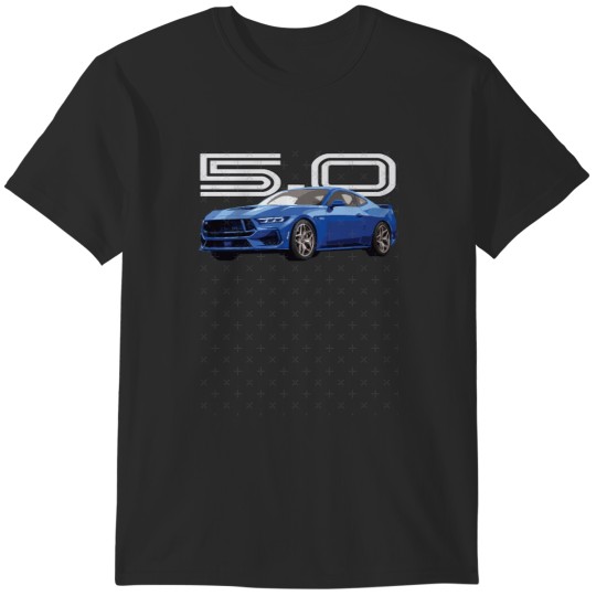 Discover muscle car 7th gen COYOTE s650 Vapor Blue Mustang GT 5.0L V8 rtr T-Shirts