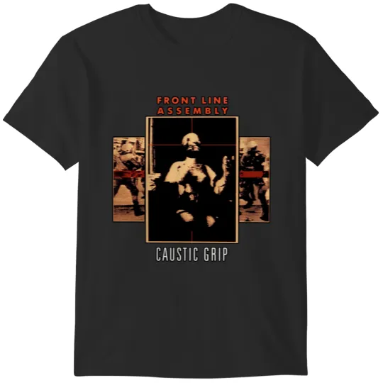 Discover Front Line Caustic Grip Artwork T-Shirts