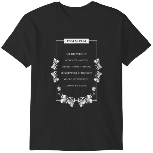 Discover proverbs bible study psalm 19 14 T-Shirts